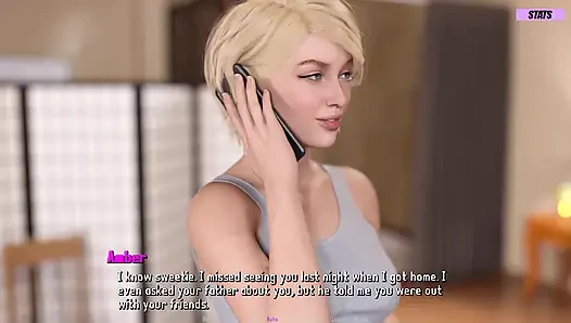 Awam MILF Amber in Her Desire - S3 - Chapter 3 Cuckolding Her Husband in Front of Her Stepdaughter