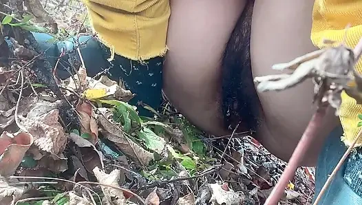 hana at the garden and special thing happen