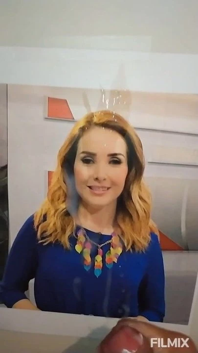 Facial Cum Tribute Azucena Uresti (tv host )