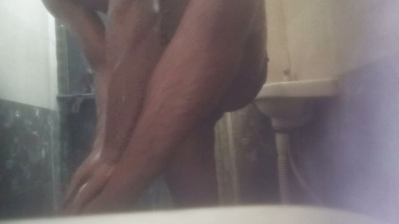 Men bathing