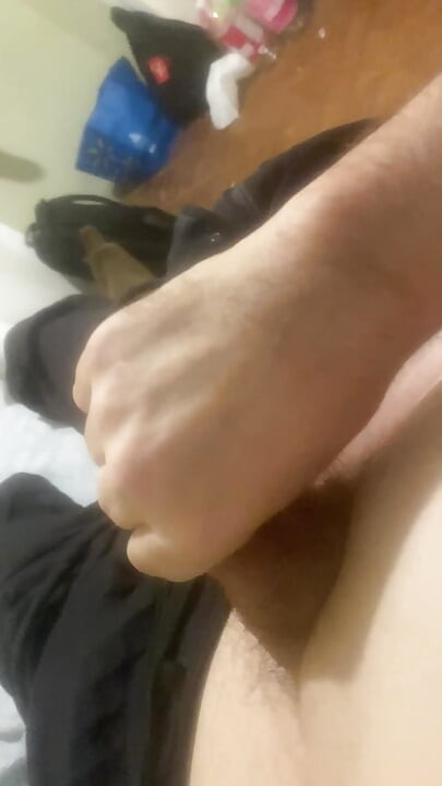 Playing with my cock