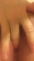 Fingering my sweet little pussy