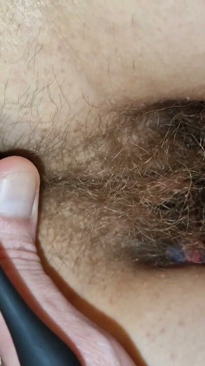 He caresses my ass with a vibrator | Clip 1