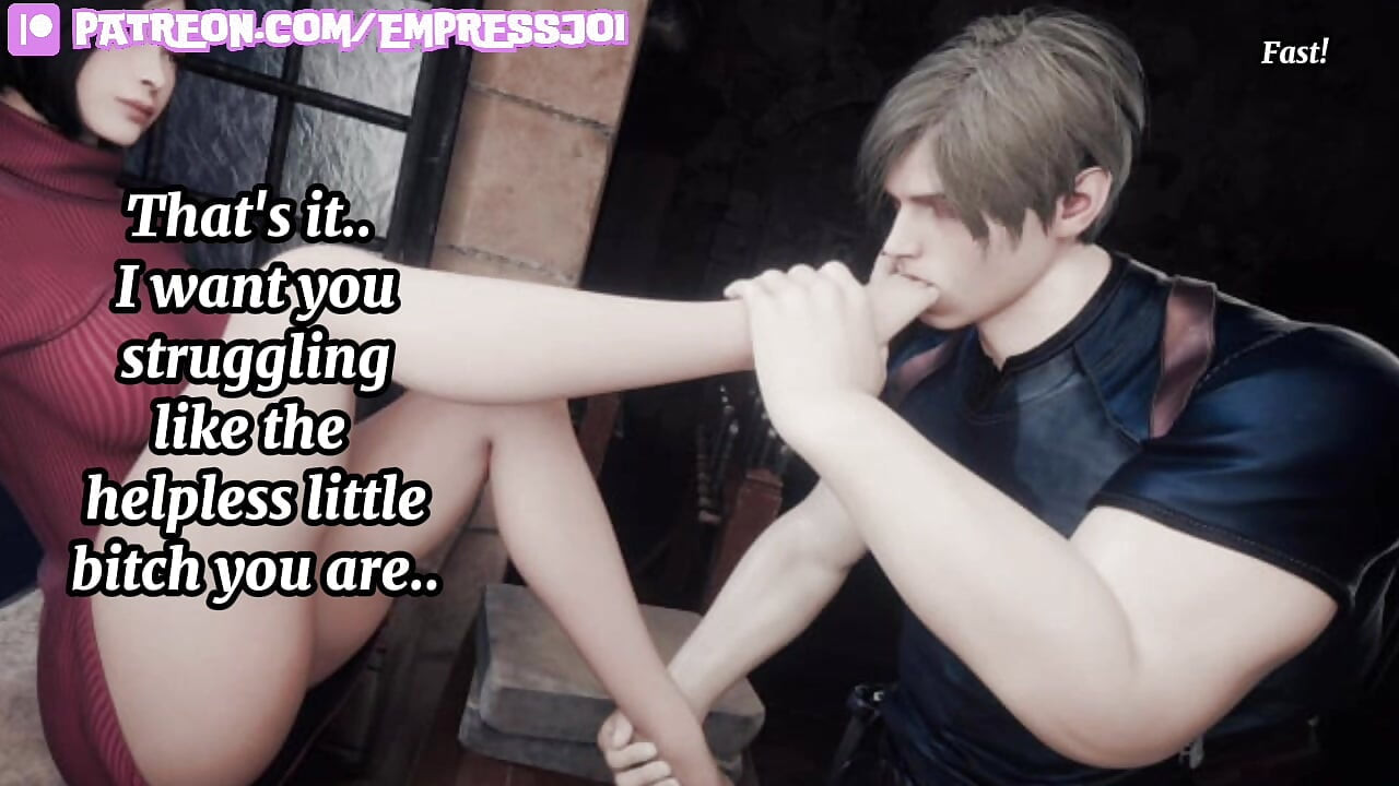 Femdom Hentai JOI: Ada Wong Keeps You As Her Bitch Prisoner