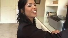 Sexy Latina maid fucked in the ass