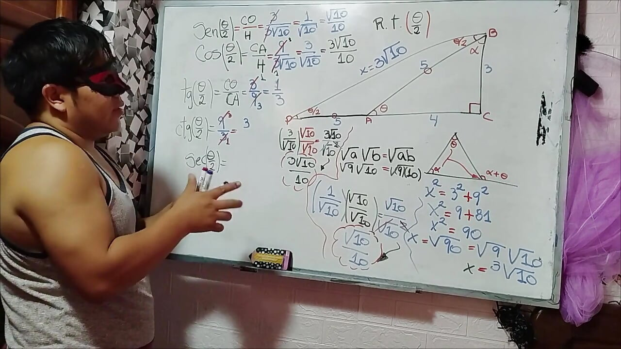 19 Trigonometry: Half-angle (37/2) - Exercise