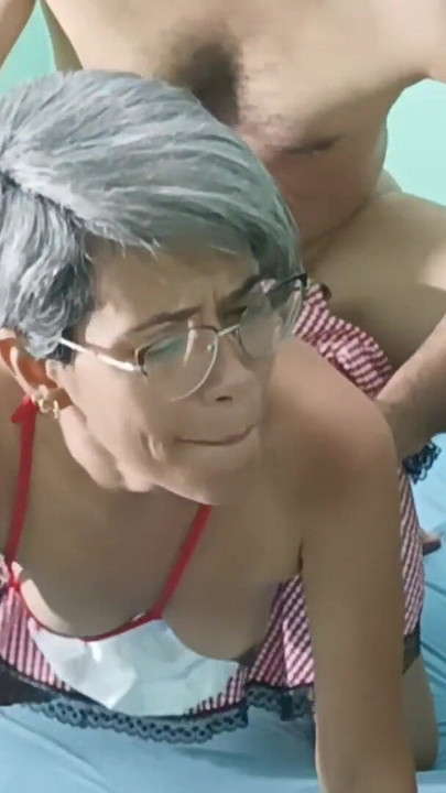 Captivating moment from "My stepmother leaves the window open, she is naked, I get hard and I fill her with semen"