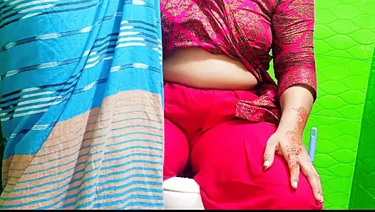 Stepsister Nadiya is surprised by her stepbrother's big cock and he fucks her big pussy while they are home alone