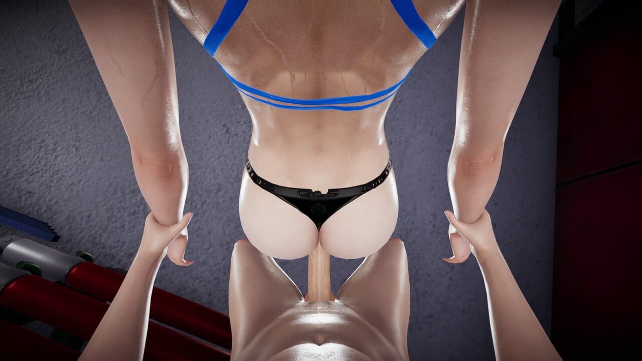 Sexy Pang Black Bikini 3D Animation - Doggystyle Fuck, Lifting Tied Pussy Penetration and Prone Bone Creampie