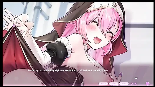 Kaiju Princess 2 Сцены - Исповедь фейковой монахини