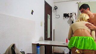 Sex on the table with a submissive and very shy 18-year-old girl – full video on fap house