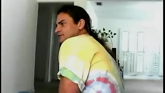 Horny housewife seduces young stud into giving a thorough wet bj
