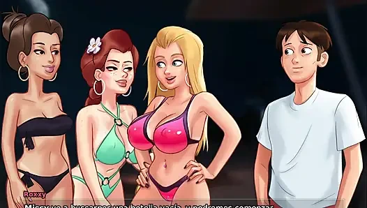 Cheating girlfriend of Summertime enjoys good sex with her friends - Summertime Saga