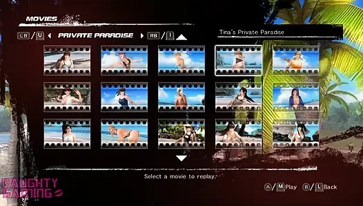 DOAX3 в DOA5 MOD танец на шесте