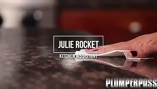 Rocket porn video – Goth Alt BBW Stepmom Julie Rocket Takes BBC in the Kitchen