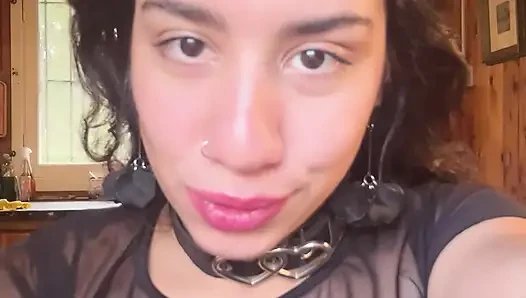 Cewek latina dominan dengan atasan tembus pandang - traste tamparan diri kasar - souphicherry