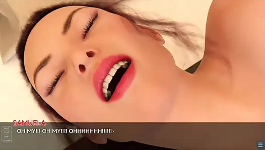 Teen couples enjoying sex in honeymoon