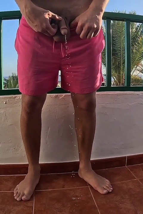 सुट्टीच्या दिवशी बाल्कनीवर लघवी