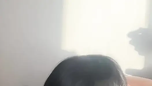 I'm not satisfied with just having her dick in my mouth and I decide to ride her better -amateur couple- nysdel
