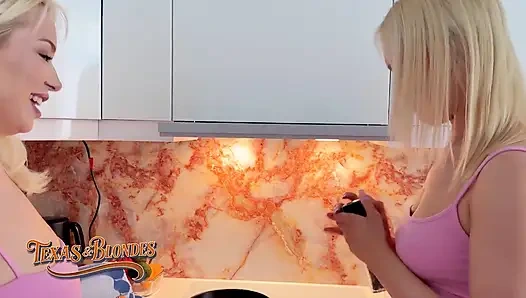 Vera Jarw and Greta Foss Offer Their Juicy Tits as Dessert!