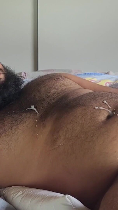 cum, hole, beard, gainer hairy body | Clip 3