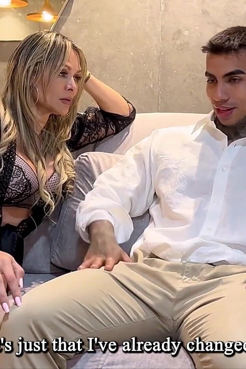Religious Boy Knocks on My Door and I Let His Big Cock Cum on Me - Monique Fuentes & Christian Chaux