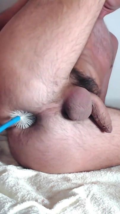 Painful Anal Fuck with Harsh Wire Brush