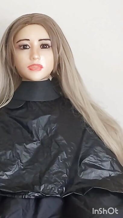Azijska tpe seks lutka za sve namjene modeliranje frizerskog ogrtača gola