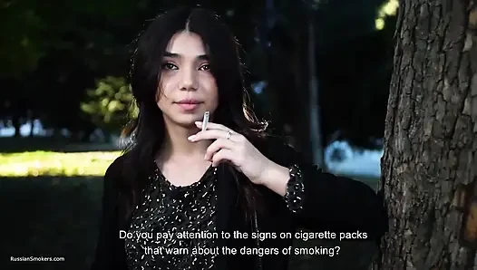 Smoking Interview with Zarina