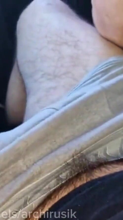 Powerful moment from "Teenage taxi cruise, big cock in the ass, cum in the hole!"