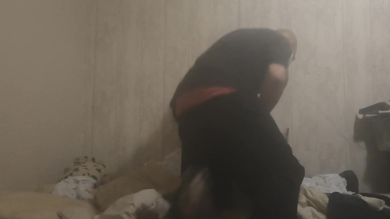 Sneaking into the room