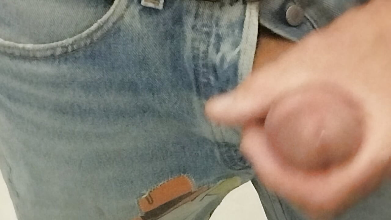 Hard cock out of Levi's fetish – I jerk off in my cartoon jeans" (Shorter alternative version