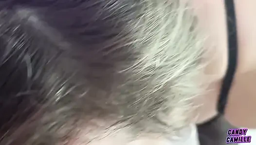 Cuckold Threesome with a College Guy (getting All His Cum Load)