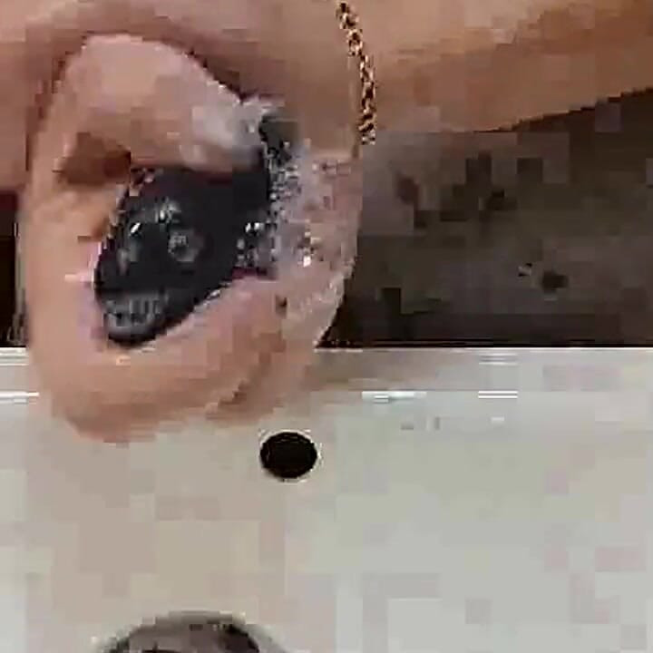 Washing my nasty hands muddy dirty