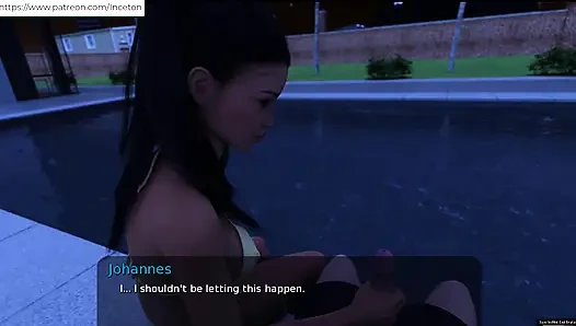 Summer with Mia - ngocok kontol di kolam renang