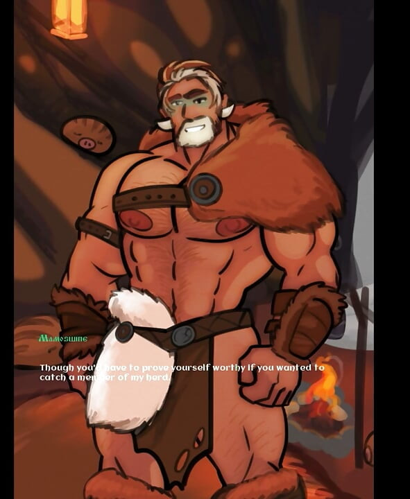 Her manly caveman in the first gay fuck.