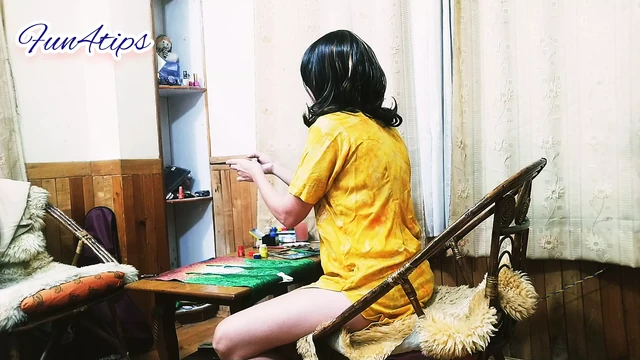 Painting And Waiting For You.