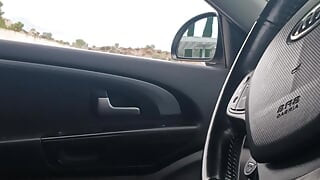 Straw in car