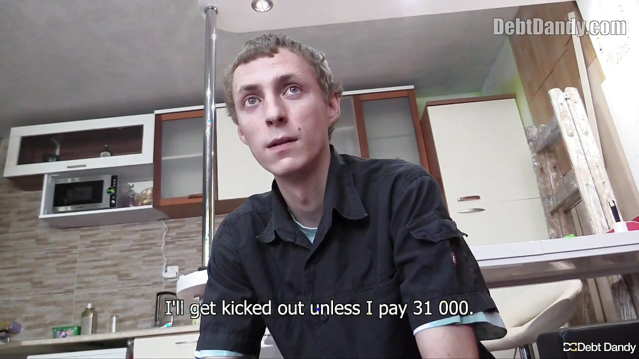 Slim Debt Dandy Scores a Deep Throat Blowjob & Bareback Anal Sex Fix for Cash