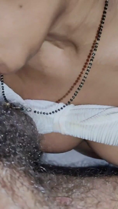 Key moment from "Finally Indian Bhabhi Swallowed Cum"