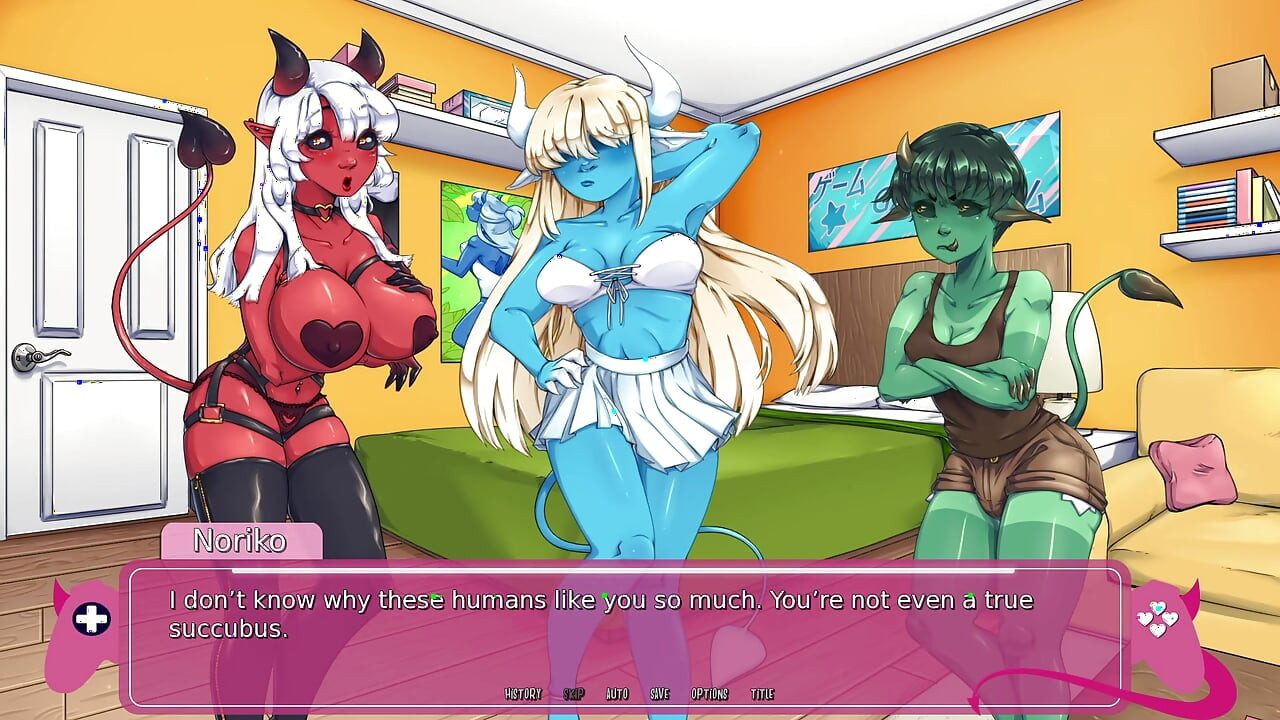 Sexy Succubus Introduces Futa To Her Friends - Demons Rise Up!