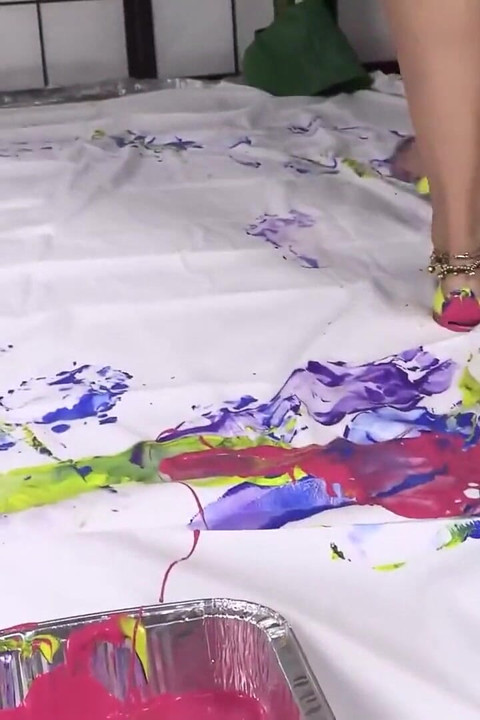 Transforming Empty Canvas Into a Masterpiece for Foot-loving Men