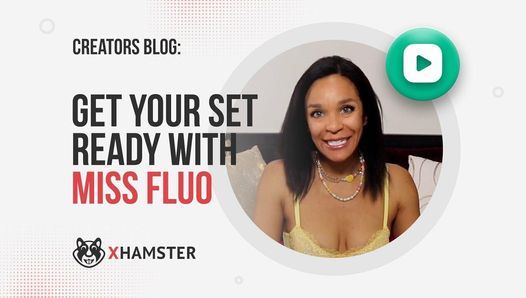 クリエイターブログ：Miss fluoでセットを準備