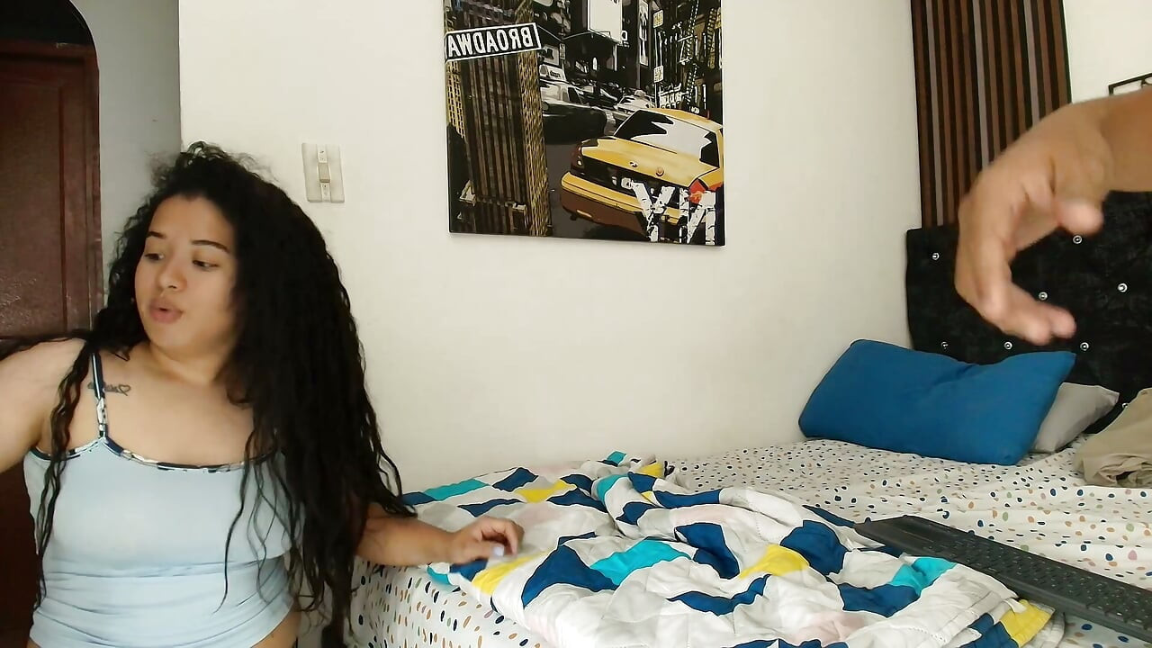 My friend at home stays in my bed very slutty