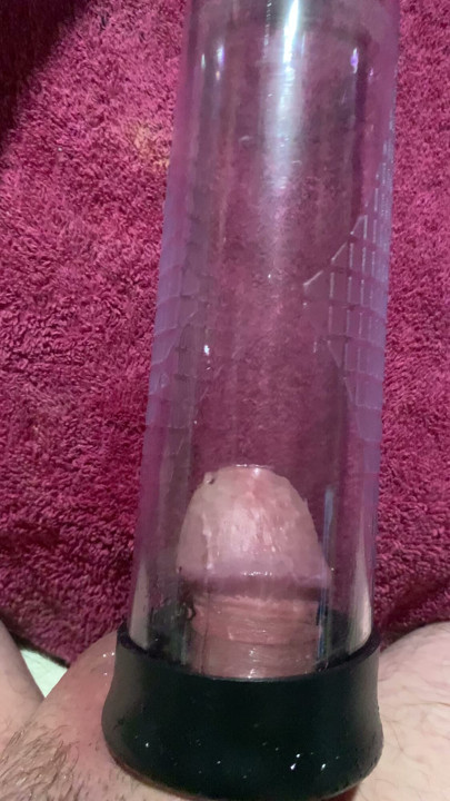 first time trying a penis pump