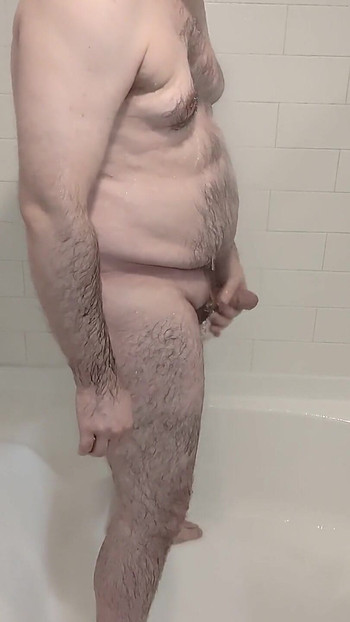 Big, Hairy Dude Jerking off