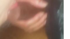 Chinese lady sucking and swallowing