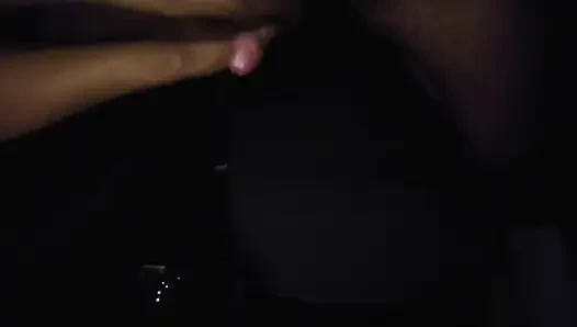 My friend cums on my ass after a footjob in pantyhose