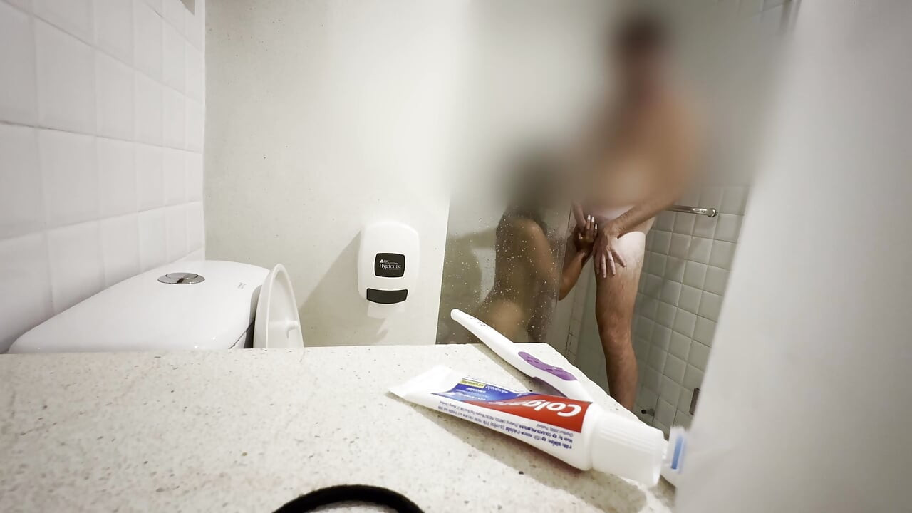 Catching My Step-sister Touching Herself in the Shower and Let Me Fuck