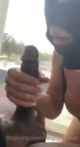 Masked slut bbc deepthroat
